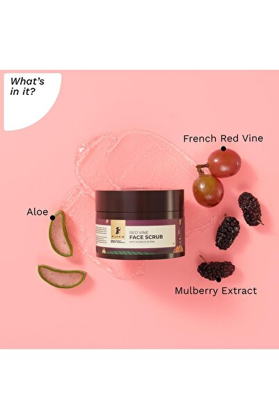 Pilgrim PILGRIM Red Vine Face Scrub 50G