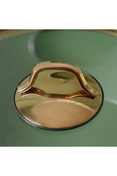 Danube Home Lines 7-Piece Maya Cookware Set Ceramic Cream