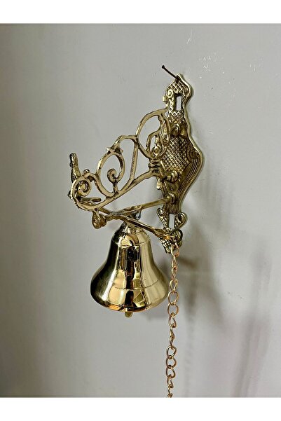 hediye PİRİNÇ DÖKÜM HİZMETÇİ ÇANI GOLD RENK BÜYÜK BOY DEKOR DEKORASYON