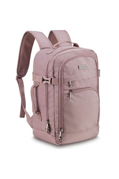 zagatto Airplane Travel Backpack, Pink, 20L, Hand Luggage Size, Wizz/Ryanair Compatible, ZG990