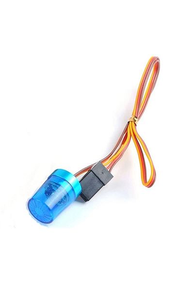 Choice Blue Multi-function LED Lamp Strobing-blasting/Flashing/Rotating Light for 1/10 RC Model Car 1:14 Ta