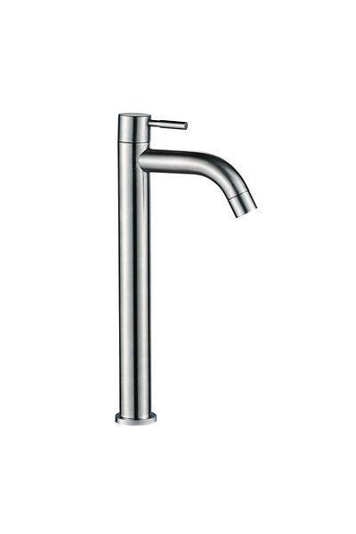 Danube Home Milano Denz Plus Hot Tap Basin Mixer Brush Nickel|Brass Body Single Tap Wash Basin Mixer Sink Faucet