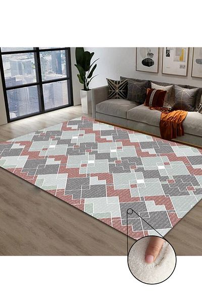 sharpdo Rectangular Soft Touch Carpet Multicolour 160*230cm