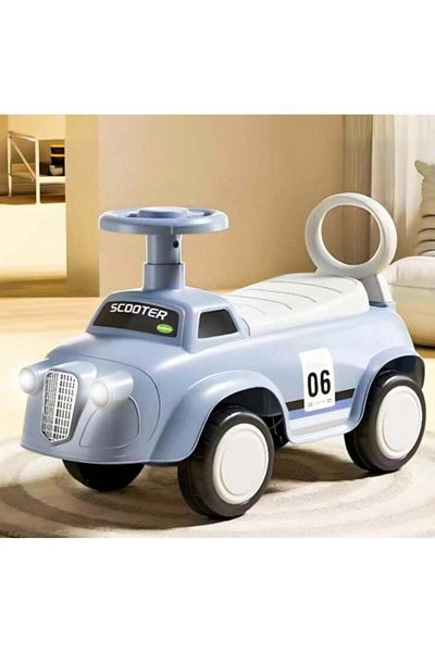 MARAH TOYS Wiggle Car Toy for Kids, Ride-On Car with Lights, Music and Storage, Push Car for Infants Ages 1-3 b