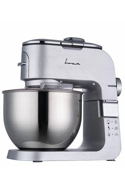 FRAM FRAM FPM-K1500M planetary mixer, 1500W, 6L stainless steel bowl, 6 speeds and Pulse function, Silver