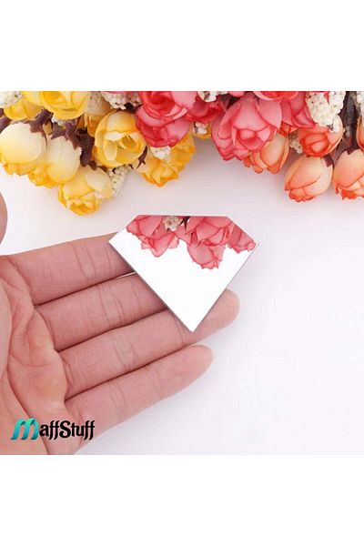 MaffStuff Oglinzi Decorative de Perete, Moderne, Model Diamant, din Acril de Calitate Superioara