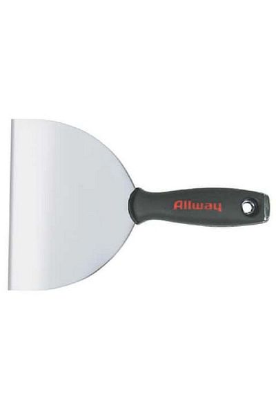 ALLWAY Soft Grip Handle Carbon Steel Flexible Joint Knife Black and Silver