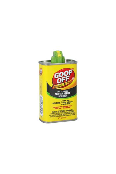 Goof Off Super Glue Remover Yellow 4fl.oz
