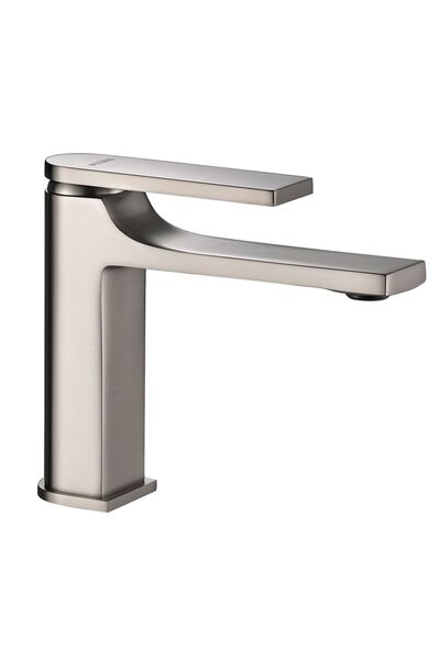 Danube Home خلاط حوض ميلانو ميلا مع فرشاة تصريف قابلة للطي من النيكل –