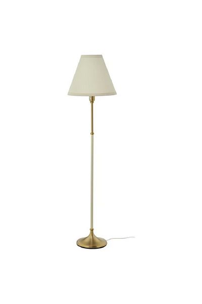 rexa Floor lamp, brass/beige
