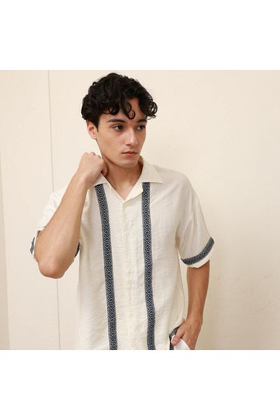 ALANAQA Unisex Oversized Short Sleeve Shirt