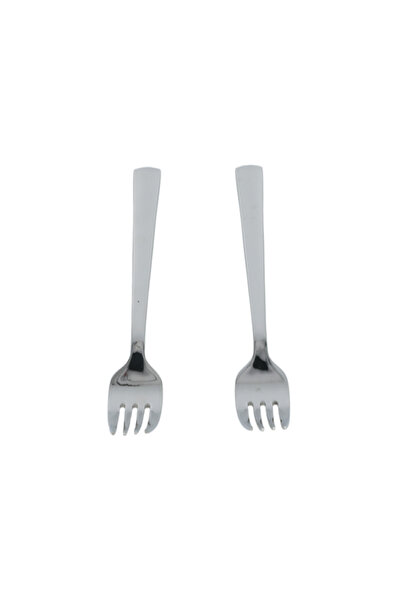 Amefa شوكة طاولة موديرنو 18/10 من الفولاذ المقاوم للصدأ، قابلة للغسل في غسالة الأطباق، مكونة من قطعتين