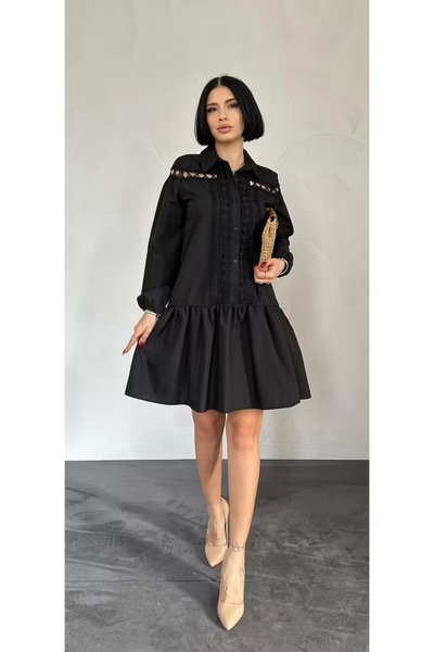 nutika Lace Shirt Dress