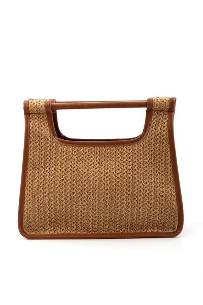 Bambi Bej Taba Kadın El Çantası C06972090128