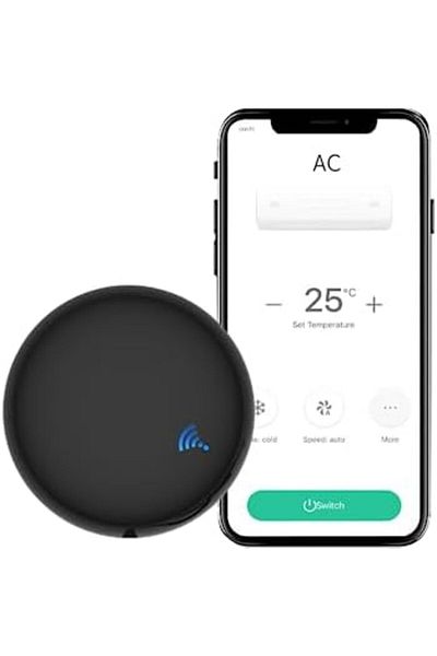 UanTii جهاز تحكم عن بعد ذكي بالأشعة تحت الحمراء Tuya Wifi جهاز تحكم عن بعد عالمي بالأشعة تحت الحمراء للتلفزيون المتردد Smart AC Con