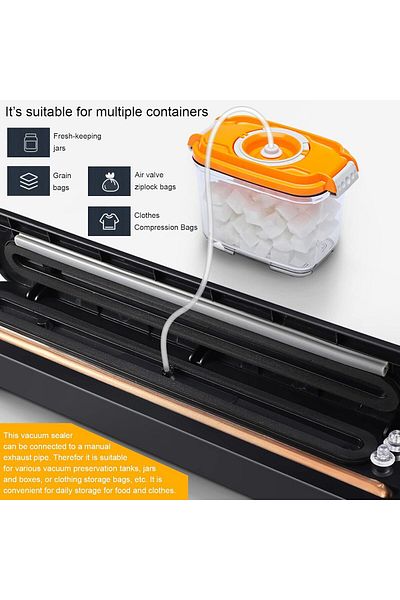 COOYA Vacuum Sealer Automatic Food Machine multicolour 37.3x8x9.8cm