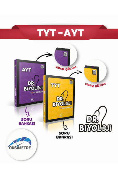 Oksijen Yayınları DR.BİYOLOJİ TYT-AYT SORU BANKASI