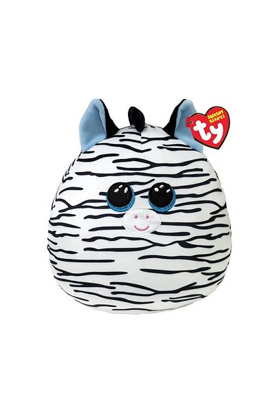 Squish-a-Boos PLUS TY SQUISHY BEANIES ZEBRA XANDER 22CM