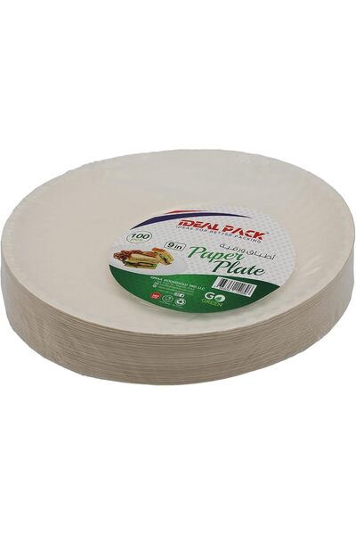 Ideal Pack Paper Plates | Disposable & Sturdy Plates for Parties, Events, Picnics & Daily Use