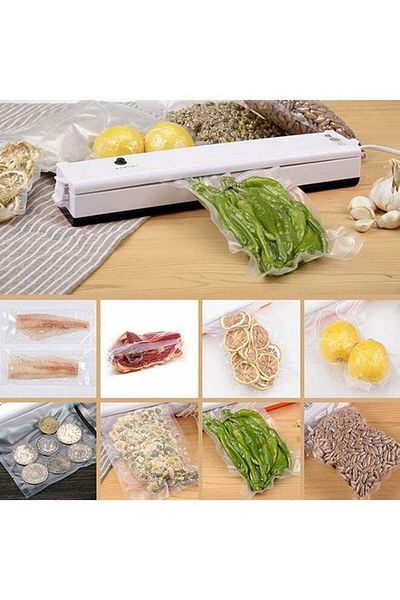 COOYA Vacuum Sealer Machine With 15 Piece Pouch Blue 700g