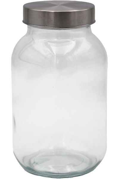 Ideal Pack Plastic Jar with Aluminium Lid | Food-Grade Storage Container for Spices, Dry Fruits, Can
