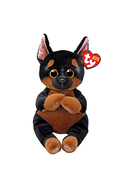TY PLUS 24CM BEANIE BELLIES PUPPY BROWN FRITZ