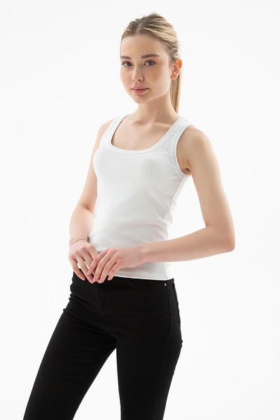 Fashion Friends 25Y0486K1 Women's Stone Tank Top
