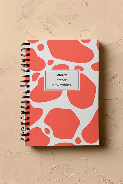 Notisyon Unlined Notepad, Notebook, School Notebook, Leopard Notebook, Leopard Cover, Spiral, A5, 120 Pages