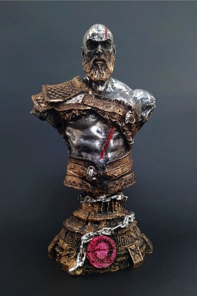 Elioure Kratos God of War Ragnarök figür biblo, detaylı oyun karakteri koleks...