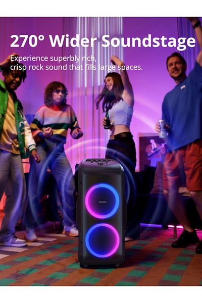 Tronsmart هالو 300 - مكبر صوت محمول للحفلات بقوة 240 واط