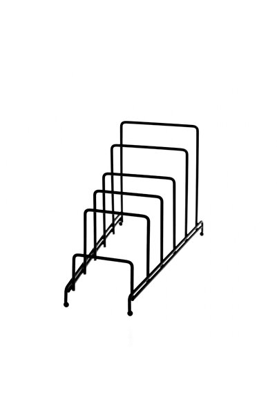 wei inox Suport capace, 5 compartimente, otel inoxidabil, negru, 28x11.5x17 cm