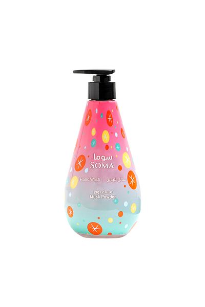 ALKHURAIJI Soma Liquid Hand Soap Musk Powder 500ml