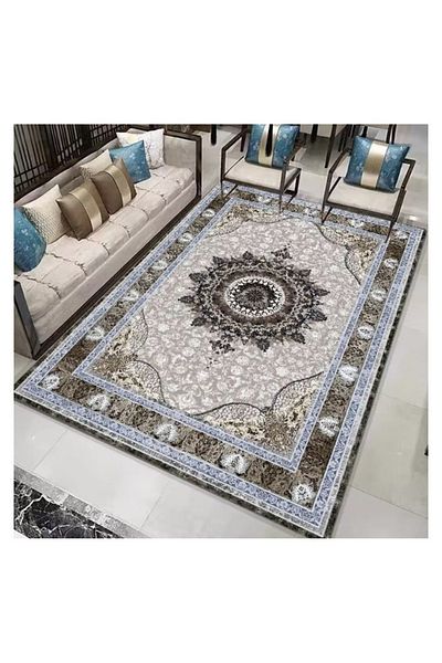 smart home Ceramic rug, premium velvet rug, soft to the touch, with beautiful 3D patterns, made of high quality materials