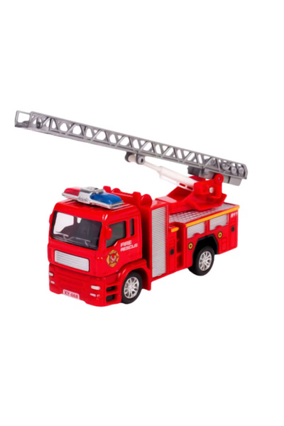 OEM Mașină de pompieri cu scară și pompă de apă, sunete, lumini, scara 1:16