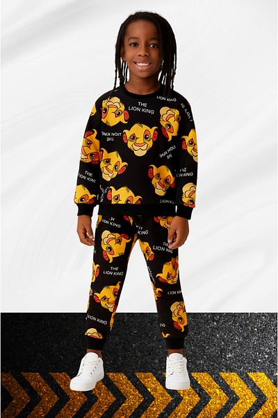 Fox Moda Lion Printed Boys Tracksuit Set