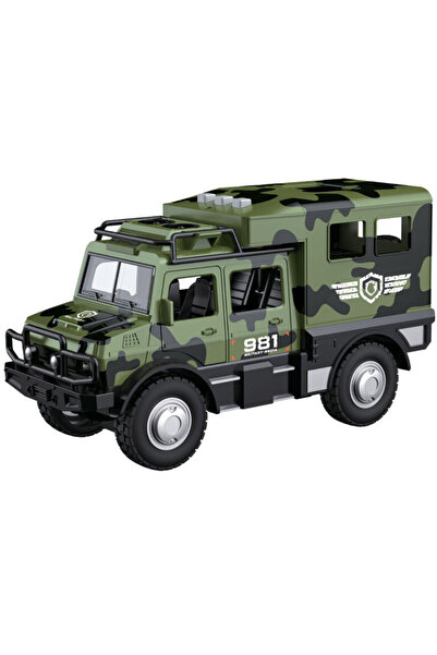 OEM așină de armată cu sunete, lumini și uși deschise, scara 1:16