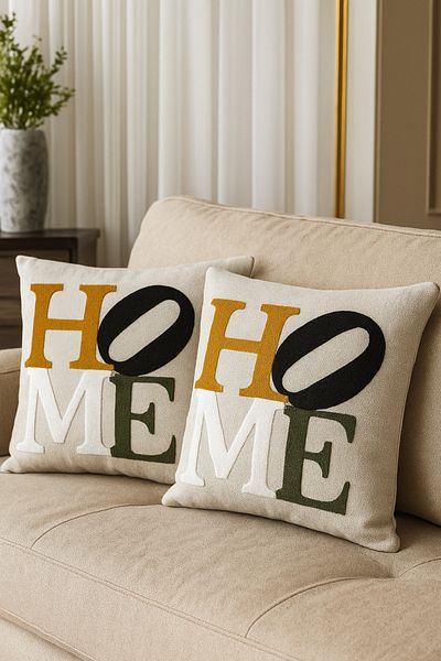 AYHANHOME Husa de perna 2 bucati brodata cu perforare