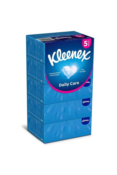 Kleenex Daily Care Facial Tissue 2ply 5 x 190 Sheets