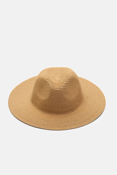 mathilda store Women's Beige Natural Straw Hat