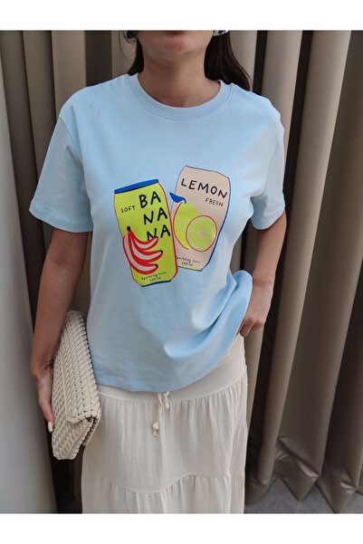 ESRAHELVACI Tricou cu imprimeu cu fructe