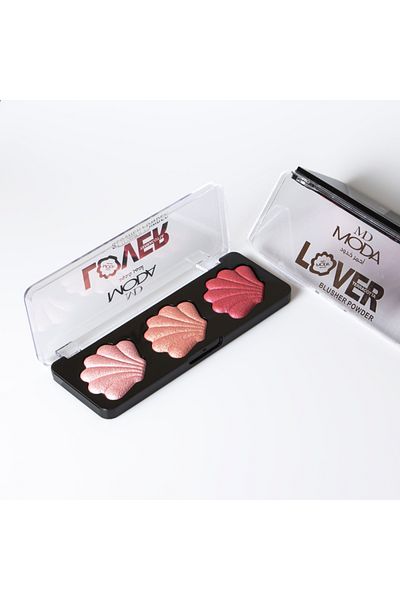MODA 3 shades of multi-colored blush