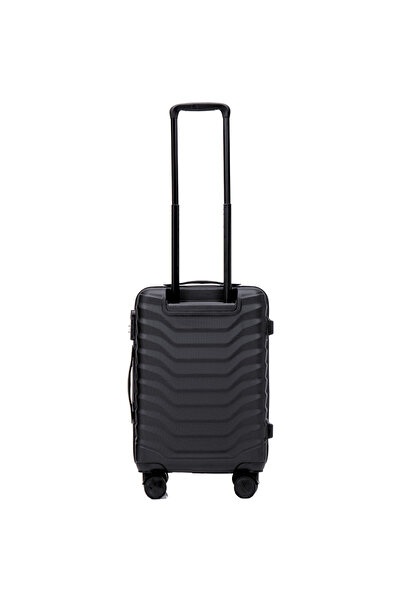 wings Valiză rigidă de cabină PEAFOWL cu 4 roți, 38L, neagră