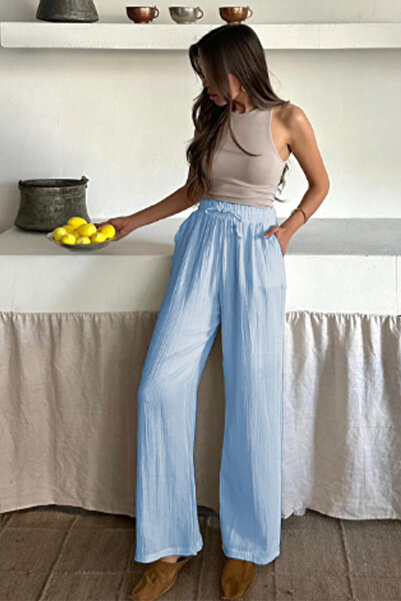 Cockatoo Muslin Palazzo pantalone