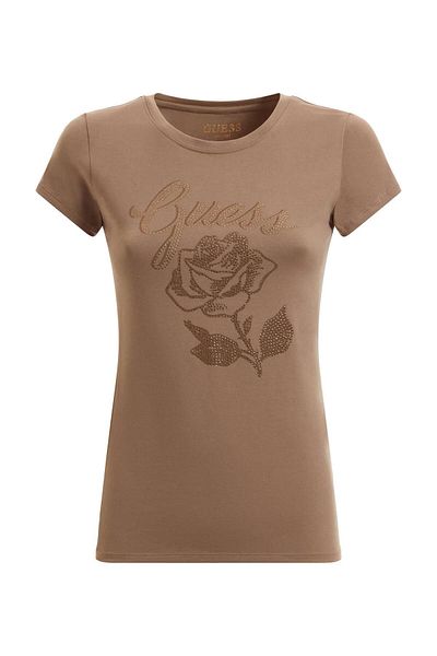 Guess Ss Rose Women's Slim Fit T-Shirt