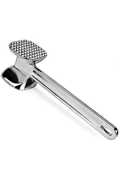 Ideal Pack Meat Hammer Tenderizer – Heavy-Duty Double-Sided Mallet Tool for Tenderizing Beef, Chicken, Pork,