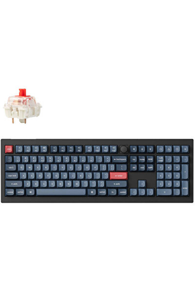 Keychron لوحة مفاتيح ميكانيكية لاسلكية V6 Max QMK/VIA، مفتاح Gateron Jupiter ...