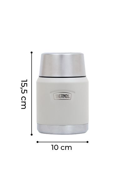 Thermos Stainless Steel 470 ml Food Thermos with Spoon – Hot and Cold Preservation and Compact Design