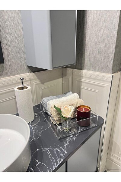 HİD DESIGN Organizer Düzenleyici Pleksi Gümüş Kulp