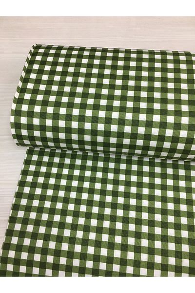 Renk Tekstil Λινό ύφασμα με μοτίβο Gingham - (1,2 cm τετράγωνα)