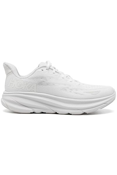 hoka Clifton 9 Unisex Sneakers - Chunky Sole, Perforated Design, Gym & Casual Shoes